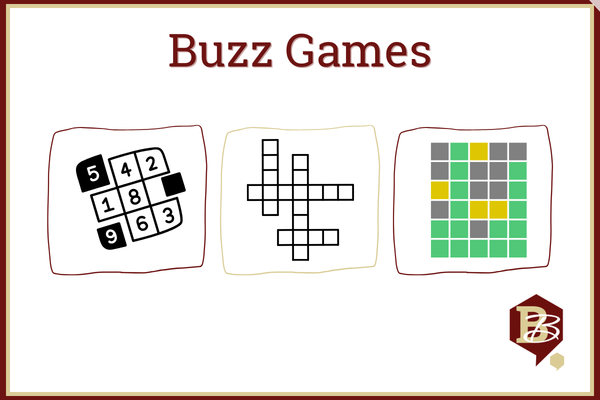 Buzz Games Sept. 7, 2025
